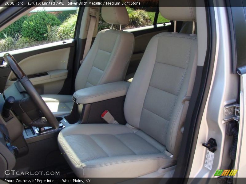 Silver Birch Metallic / Medium Light Stone 2008 Ford Taurus X Limited AWD