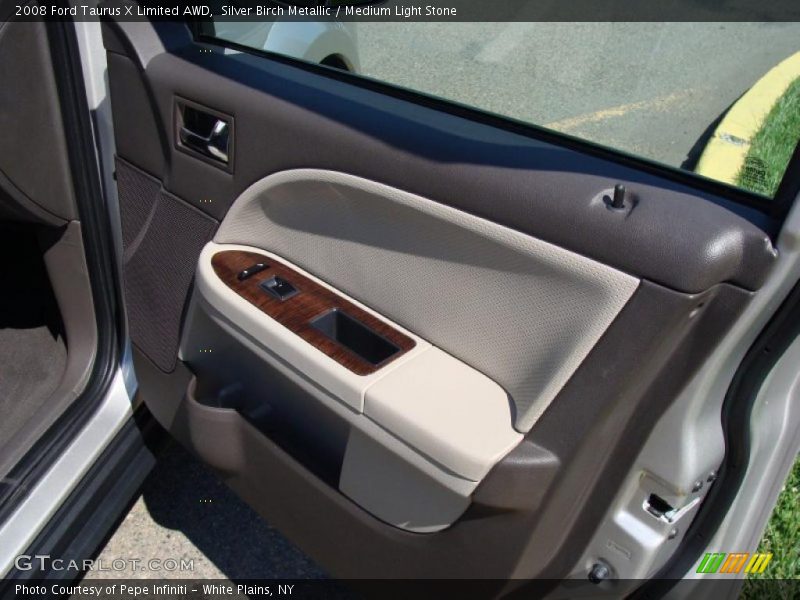 Silver Birch Metallic / Medium Light Stone 2008 Ford Taurus X Limited AWD