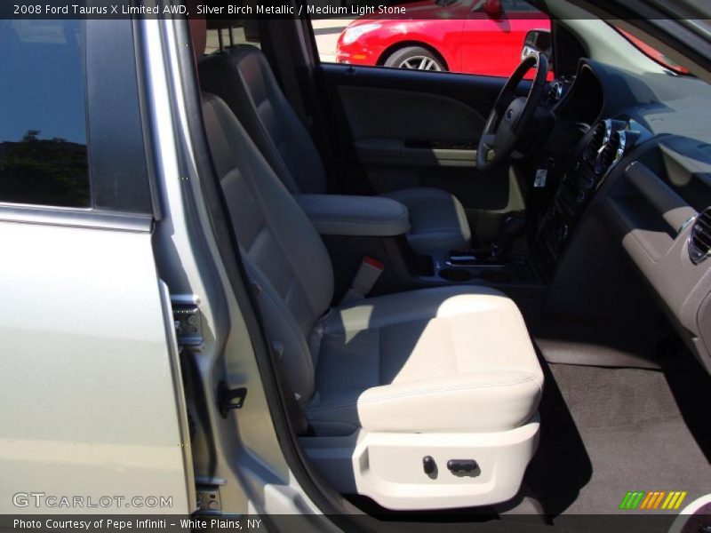 Silver Birch Metallic / Medium Light Stone 2008 Ford Taurus X Limited AWD