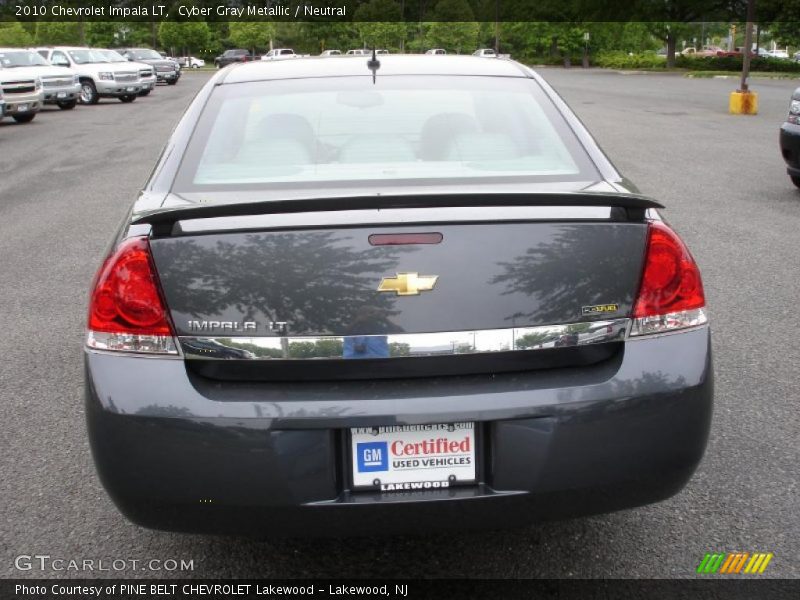 Cyber Gray Metallic / Neutral 2010 Chevrolet Impala LT