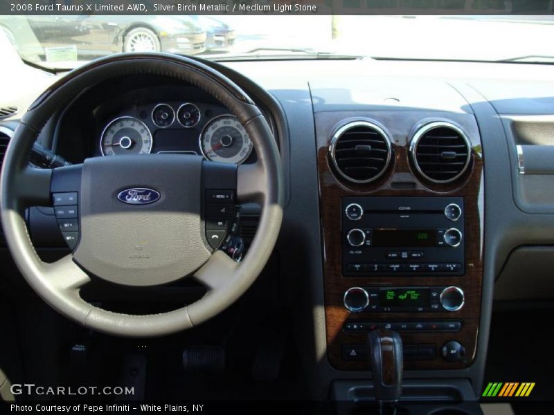 Silver Birch Metallic / Medium Light Stone 2008 Ford Taurus X Limited AWD