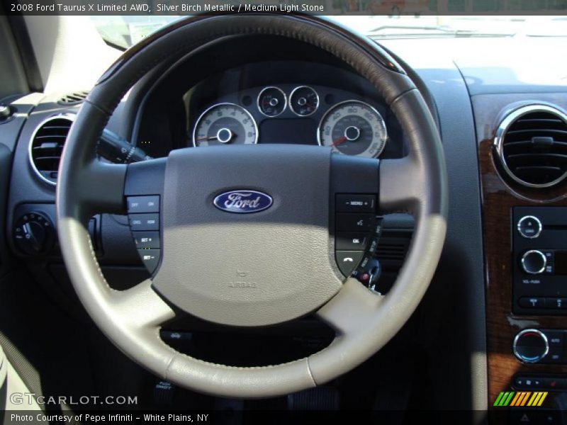 Silver Birch Metallic / Medium Light Stone 2008 Ford Taurus X Limited AWD