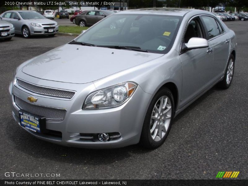 Silver Ice Metallic / Ebony 2010 Chevrolet Malibu LTZ Sedan