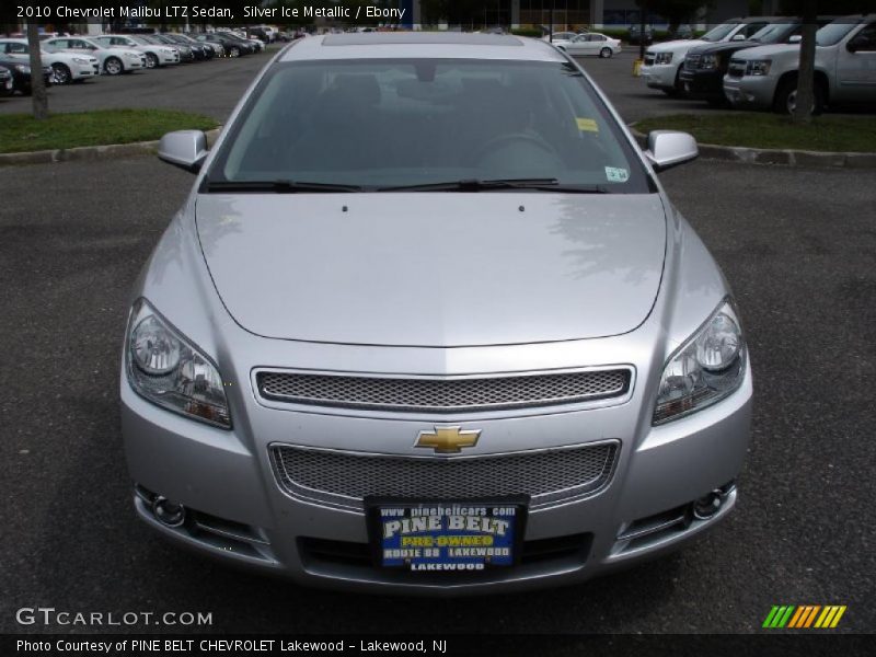 Silver Ice Metallic / Ebony 2010 Chevrolet Malibu LTZ Sedan