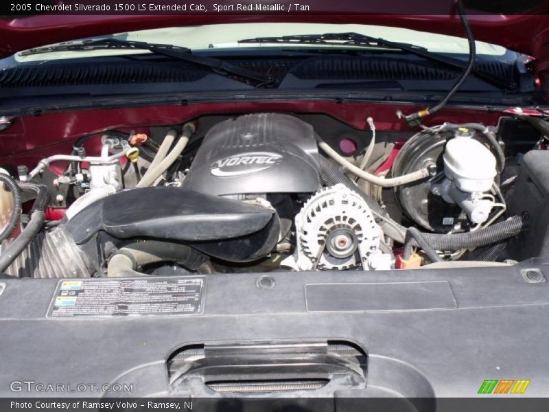 Sport Red Metallic / Tan 2005 Chevrolet Silverado 1500 LS Extended Cab