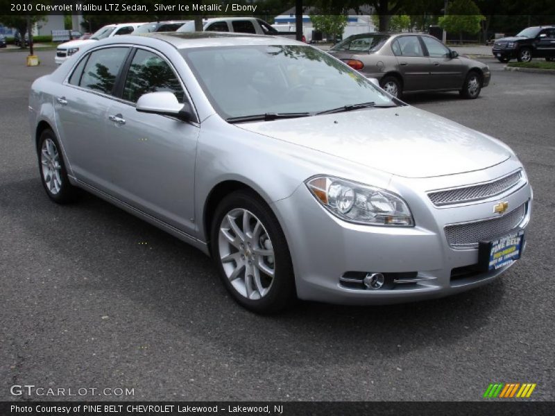 Silver Ice Metallic / Ebony 2010 Chevrolet Malibu LTZ Sedan