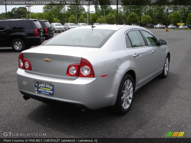 Silver Ice Metallic / Ebony 2010 Chevrolet Malibu LTZ Sedan