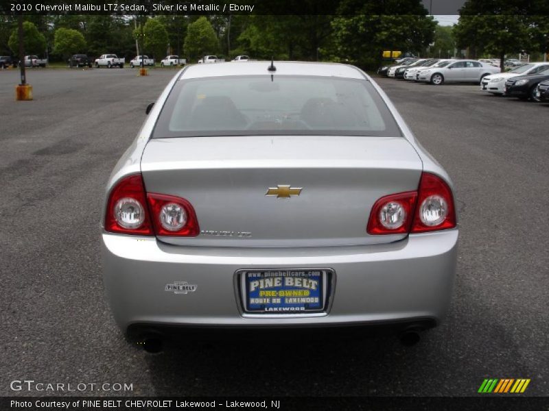 Silver Ice Metallic / Ebony 2010 Chevrolet Malibu LTZ Sedan