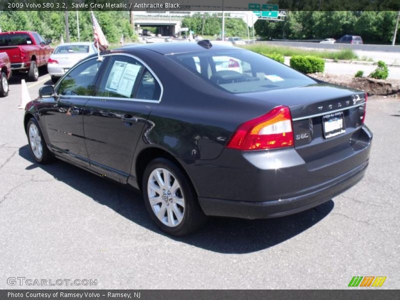Savile Grey Metallic / Anthracite Black 2009 Volvo S80 3.2
