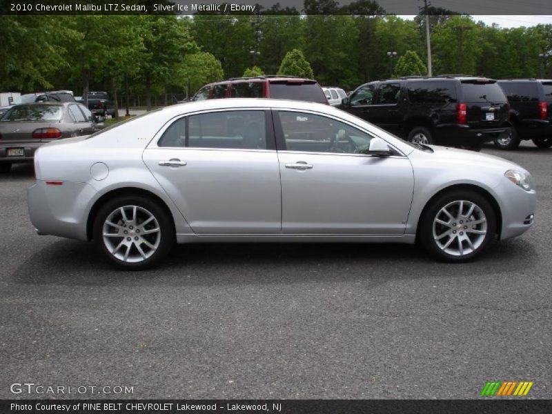 Silver Ice Metallic / Ebony 2010 Chevrolet Malibu LTZ Sedan