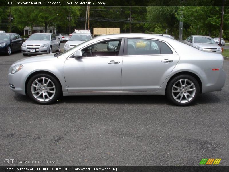 Silver Ice Metallic / Ebony 2010 Chevrolet Malibu LTZ Sedan