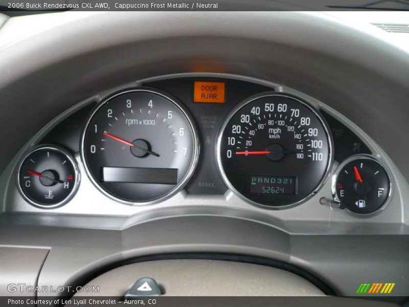 Cappuccino Frost Metallic / Neutral 2006 Buick Rendezvous CXL AWD