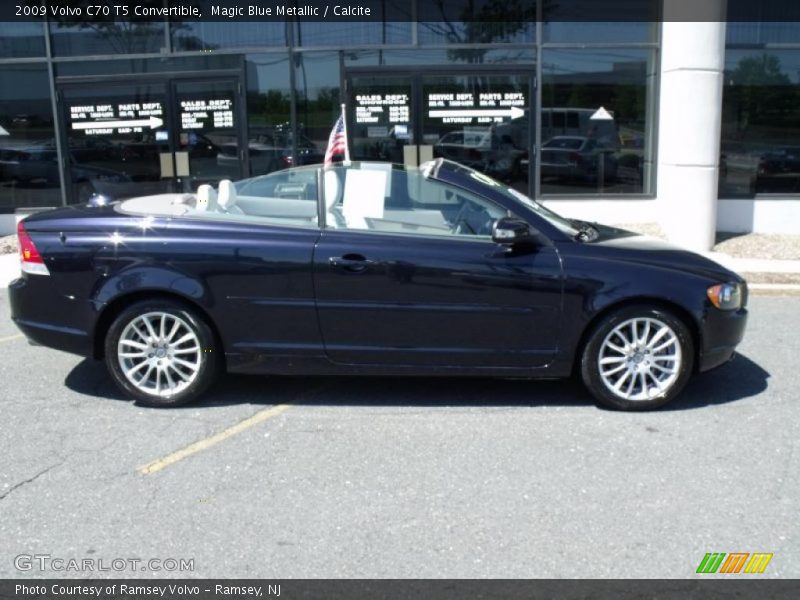 Magic Blue Metallic / Calcite 2009 Volvo C70 T5 Convertible