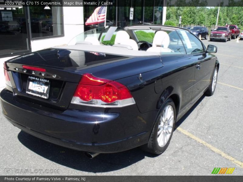 Magic Blue Metallic / Calcite 2009 Volvo C70 T5 Convertible