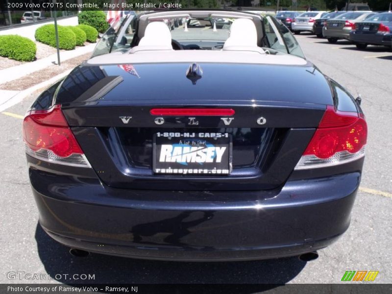 Magic Blue Metallic / Calcite 2009 Volvo C70 T5 Convertible