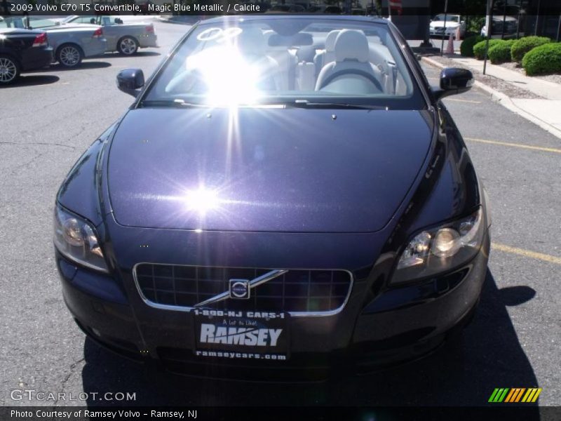 Magic Blue Metallic / Calcite 2009 Volvo C70 T5 Convertible