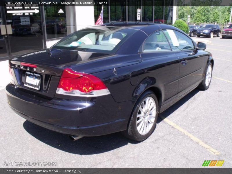 Magic Blue Metallic / Calcite 2009 Volvo C70 T5 Convertible