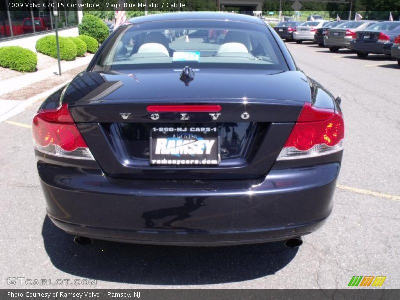 Magic Blue Metallic / Calcite 2009 Volvo C70 T5 Convertible