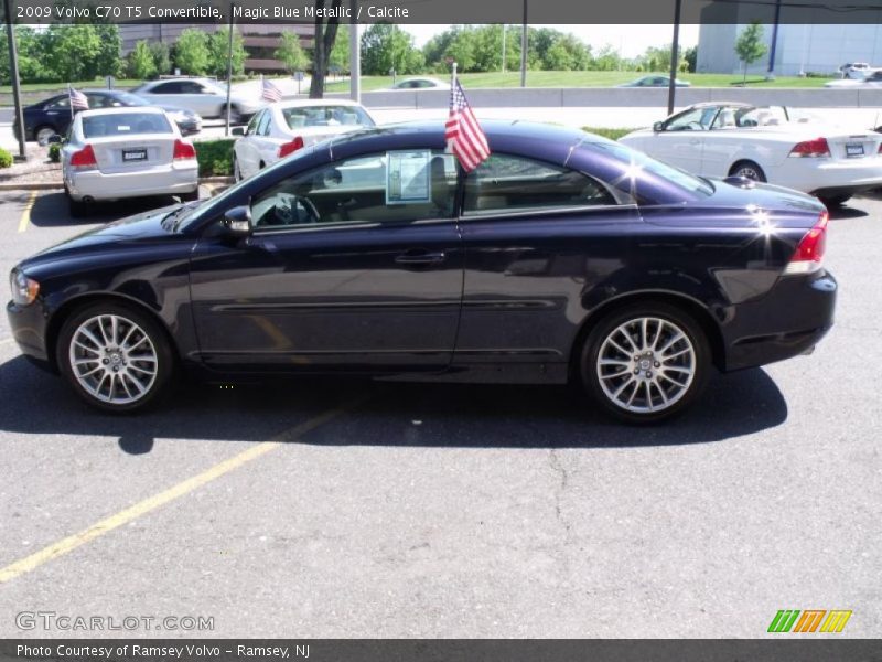 Magic Blue Metallic / Calcite 2009 Volvo C70 T5 Convertible