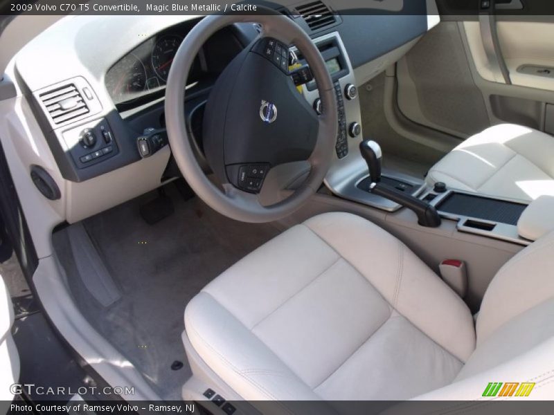 Magic Blue Metallic / Calcite 2009 Volvo C70 T5 Convertible