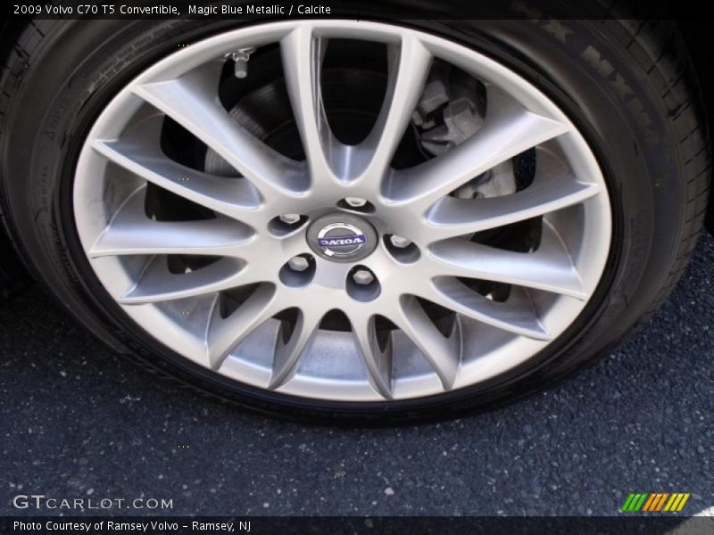 Magic Blue Metallic / Calcite 2009 Volvo C70 T5 Convertible
