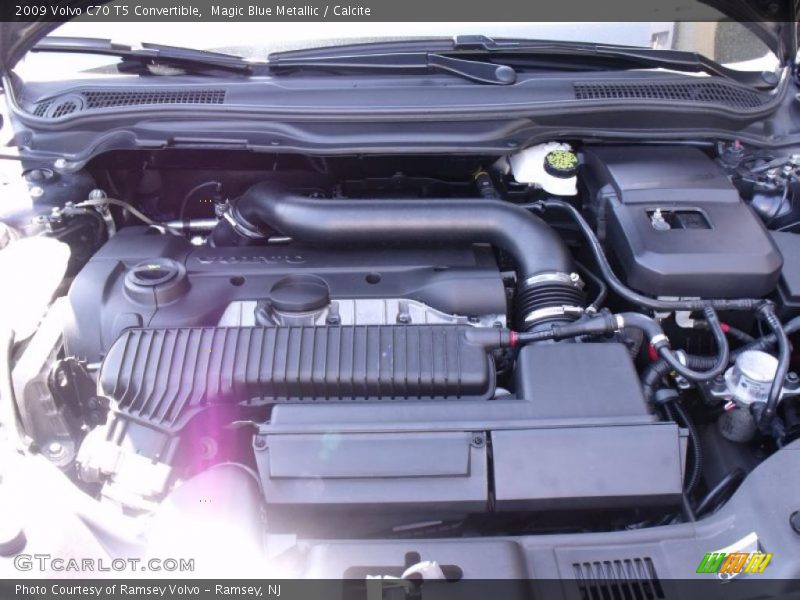 Magic Blue Metallic / Calcite 2009 Volvo C70 T5 Convertible