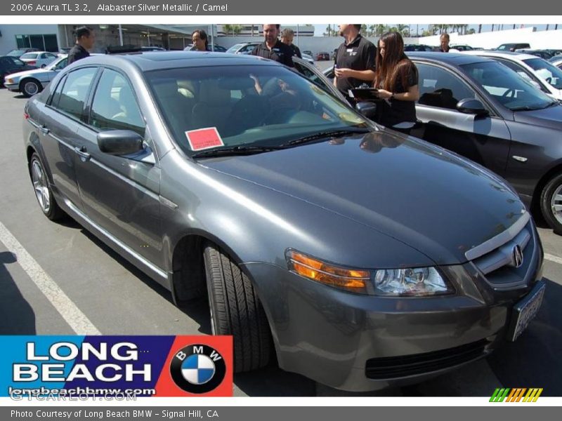 Alabaster Silver Metallic / Camel 2006 Acura TL 3.2