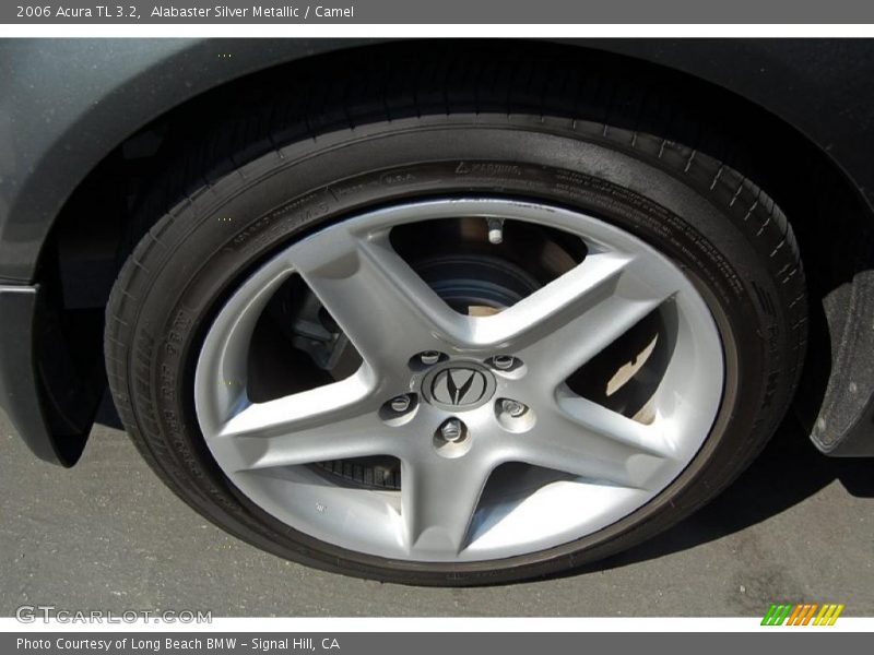 Alabaster Silver Metallic / Camel 2006 Acura TL 3.2