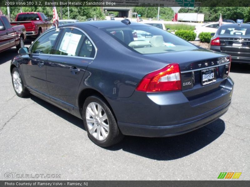 Barents Blue Metallic / Sandstone Beige 2009 Volvo S80 3.2