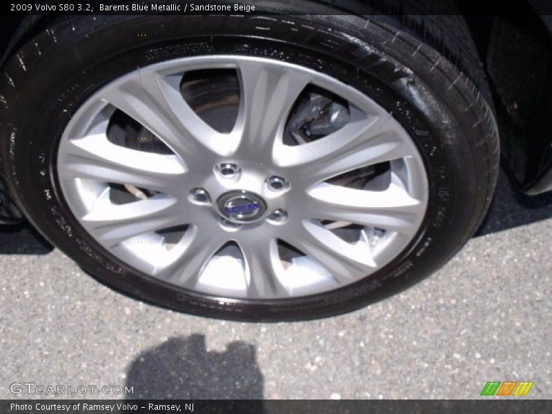 Barents Blue Metallic / Sandstone Beige 2009 Volvo S80 3.2