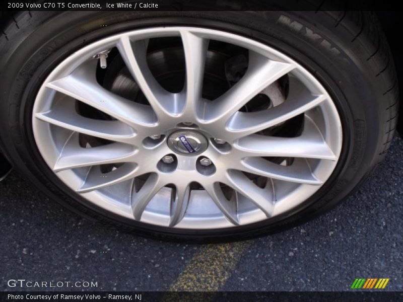 Ice White / Calcite 2009 Volvo C70 T5 Convertible
