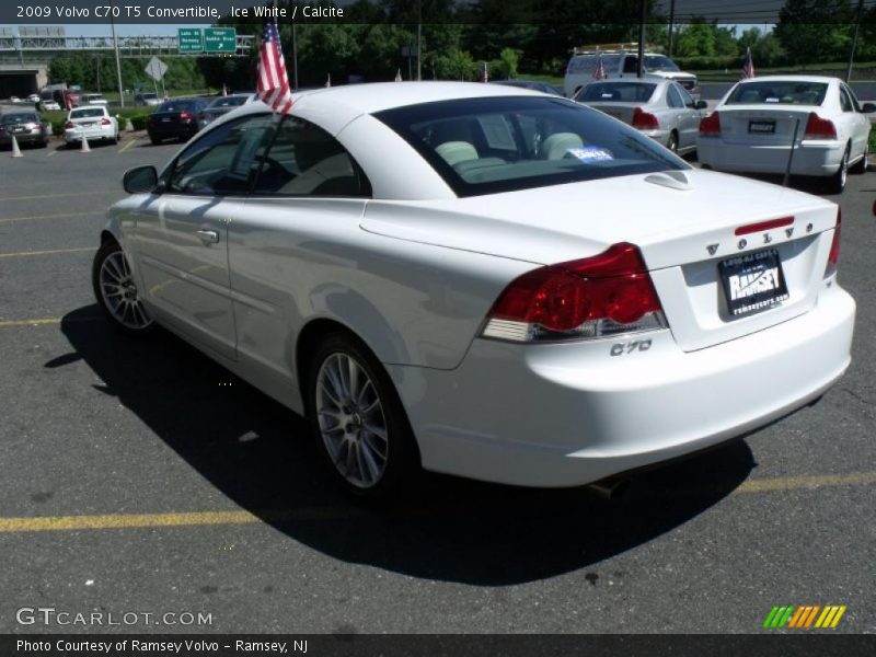 Ice White / Calcite 2009 Volvo C70 T5 Convertible