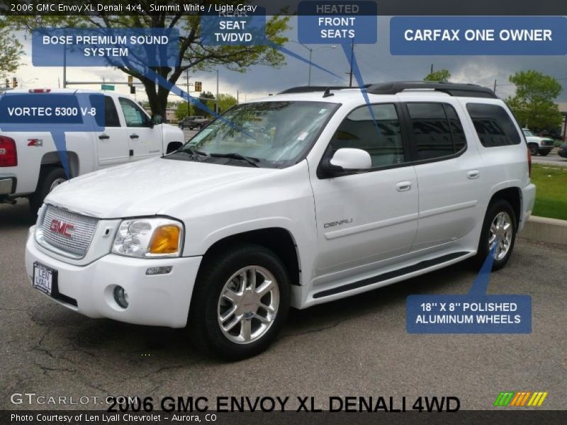 Summit White / Light Gray 2006 GMC Envoy XL Denali 4x4