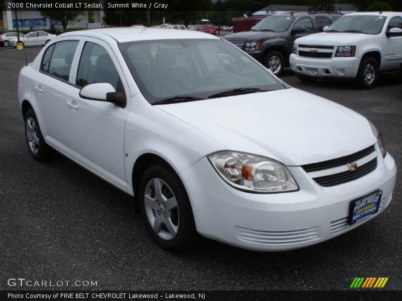 Summit White / Gray 2008 Chevrolet Cobalt LT Sedan