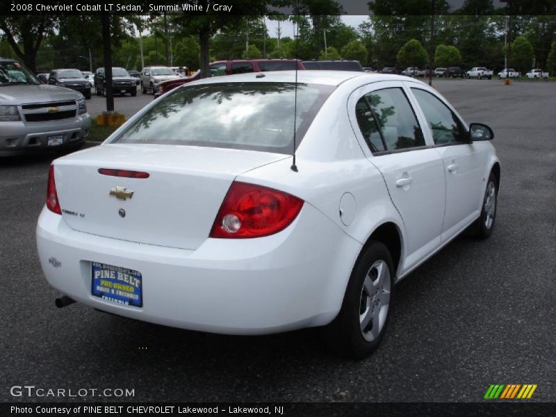 Summit White / Gray 2008 Chevrolet Cobalt LT Sedan