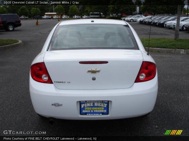 Summit White / Gray 2008 Chevrolet Cobalt LT Sedan