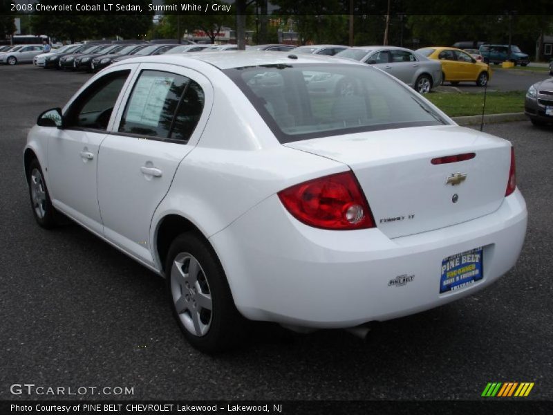 Summit White / Gray 2008 Chevrolet Cobalt LT Sedan