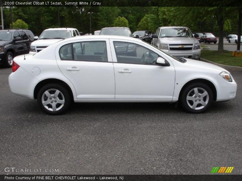 Summit White / Gray 2008 Chevrolet Cobalt LT Sedan
