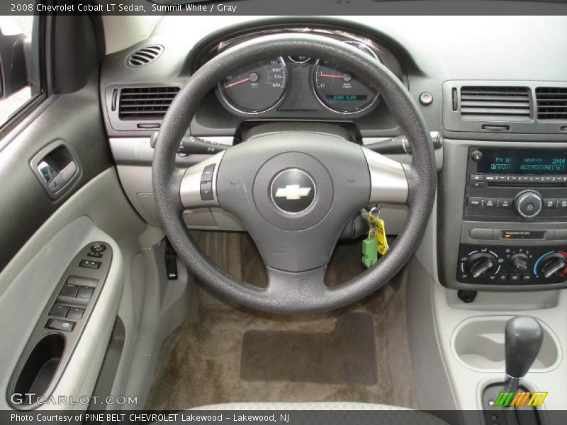 Summit White / Gray 2008 Chevrolet Cobalt LT Sedan