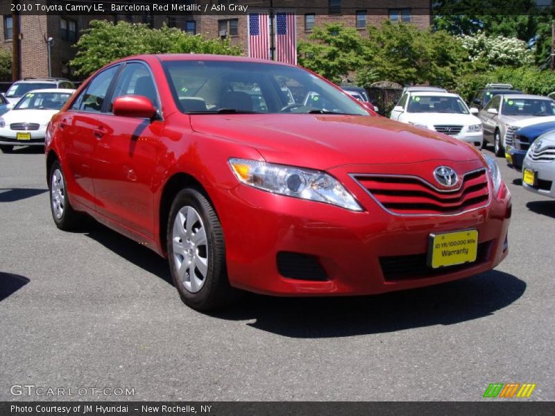 Barcelona Red Metallic / Ash Gray 2010 Toyota Camry LE