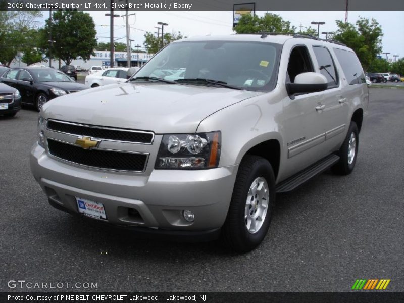 Silver Birch Metallic / Ebony 2009 Chevrolet Suburban LT 4x4