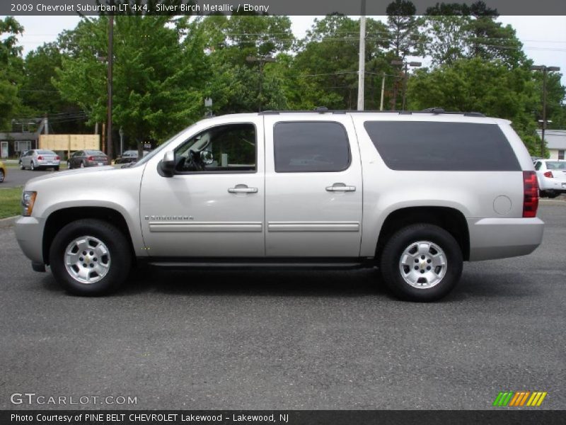 Silver Birch Metallic / Ebony 2009 Chevrolet Suburban LT 4x4