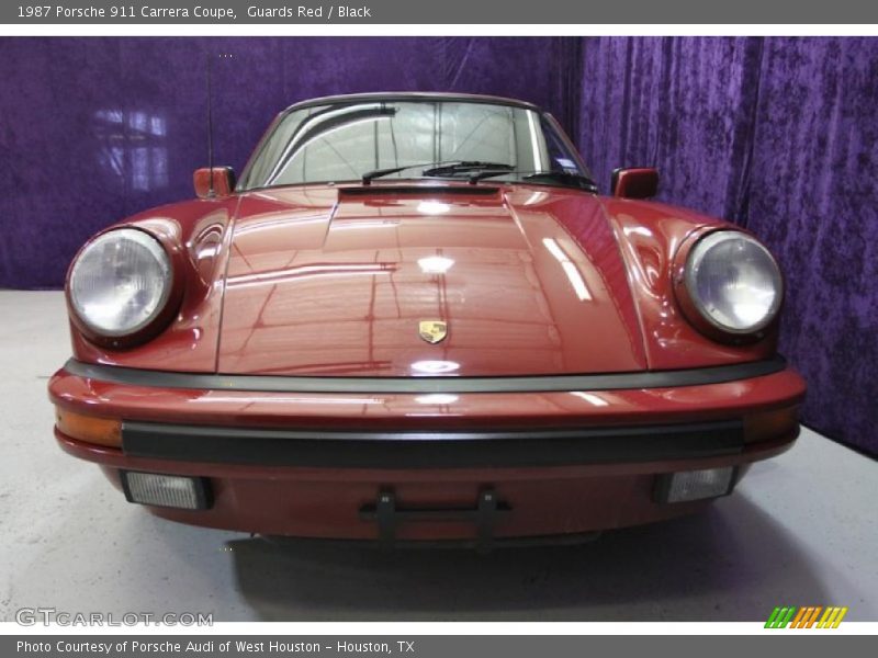 Guards Red / Black 1987 Porsche 911 Carrera Coupe