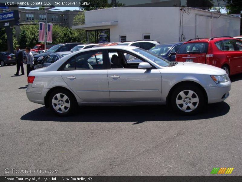 Radiant Silver / Gray 2010 Hyundai Sonata GLS