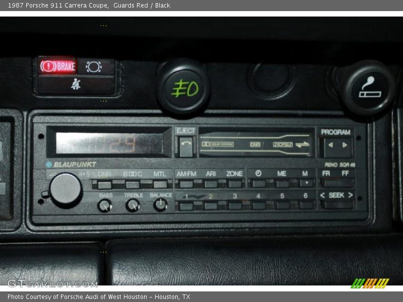 Audio System of 1987 911 Carrera Coupe