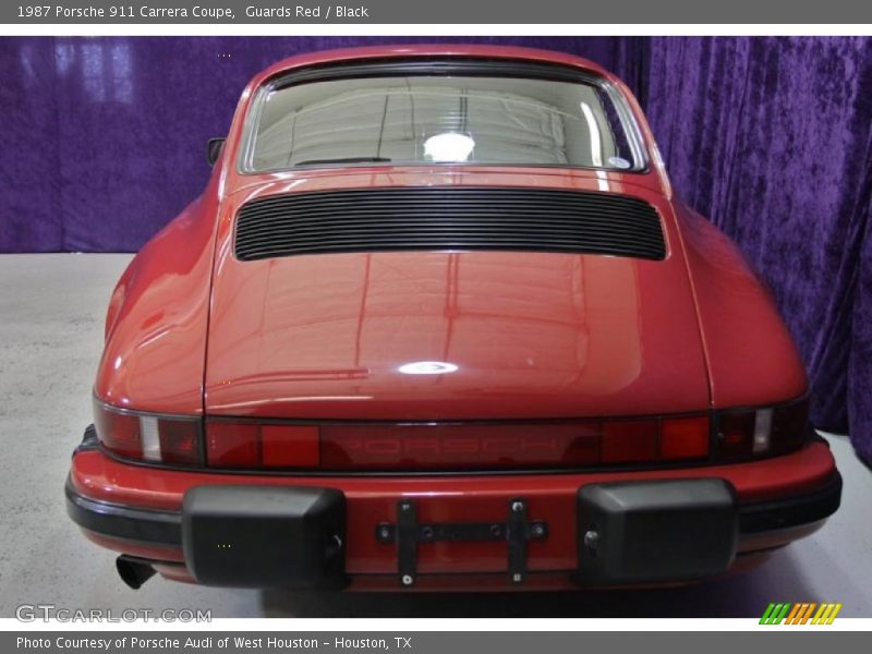 Guards Red / Black 1987 Porsche 911 Carrera Coupe