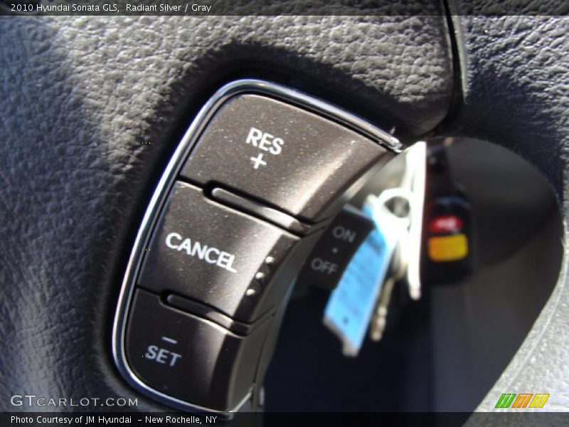 Radiant Silver / Gray 2010 Hyundai Sonata GLS