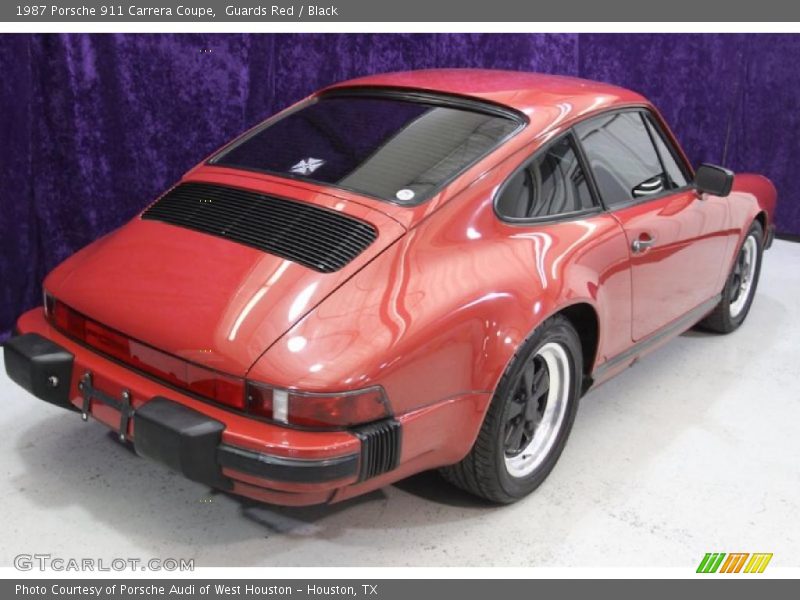 Guards Red / Black 1987 Porsche 911 Carrera Coupe