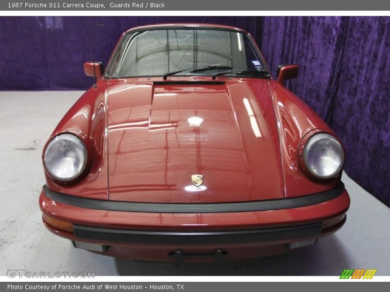Guards Red / Black 1987 Porsche 911 Carrera Coupe