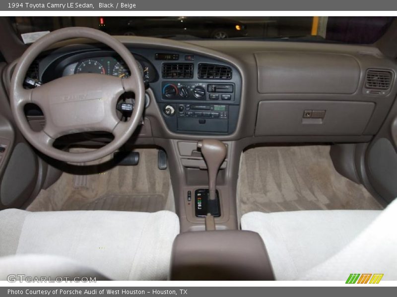 Black / Beige 1994 Toyota Camry LE Sedan